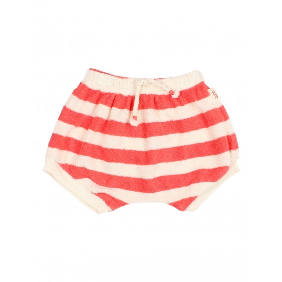 Short felpa rayas bebe