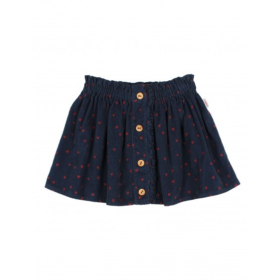 Falda mini cuore