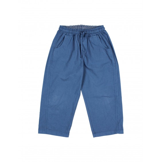 Pantalon largo popelin