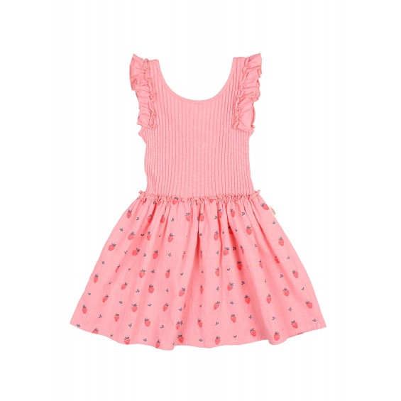 Vestido combi fresas