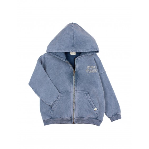 Sudadera capucha cremallera