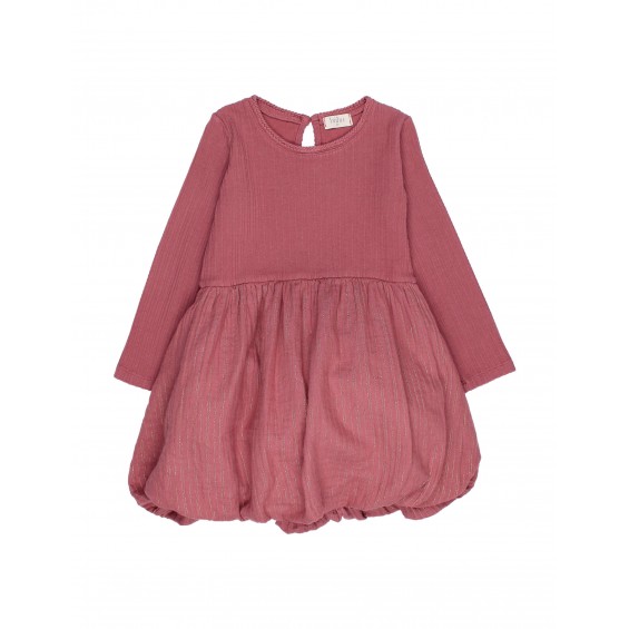 Vestido combi lurex