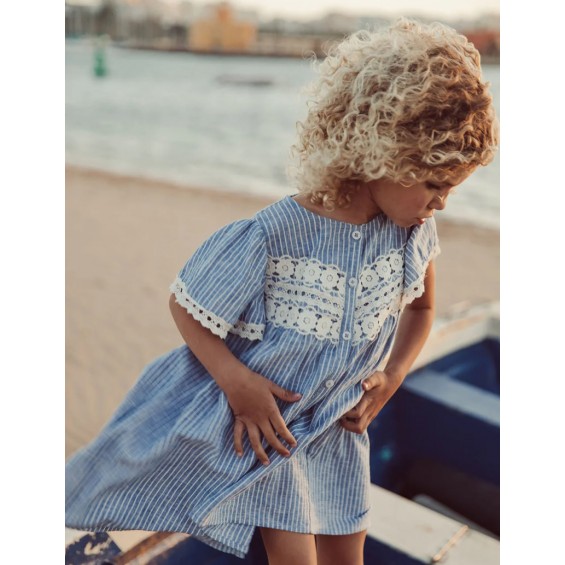 Morlina. Vestido rayas