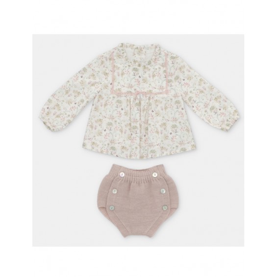 Conjunto blusa y braga