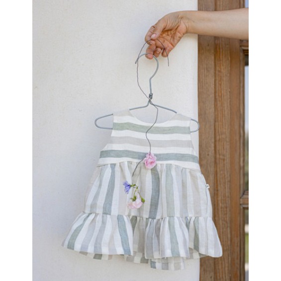 Calonge. Vestido rayita