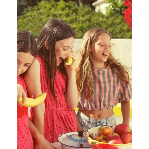 Blusa mangas abullonadas