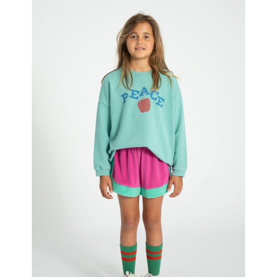 Short fucsia y verde