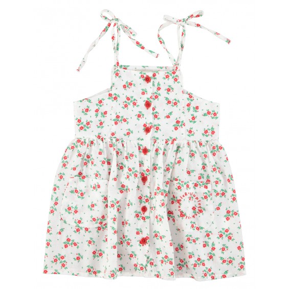 Vestido tirante fino flores