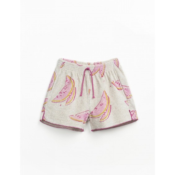 Short felpa estampado
