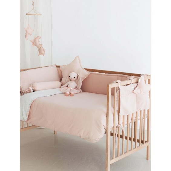 Set edredon y almohada Nude Powder