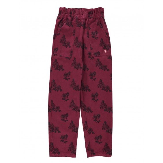Pantalon goma flores