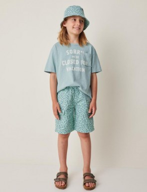 Bermuda cargo animal print