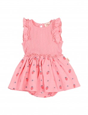 Vestido fresas bebe