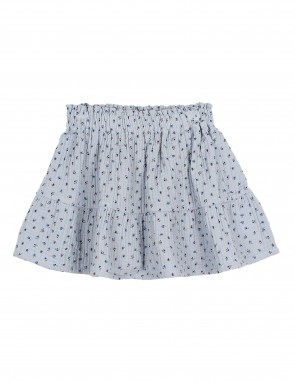 Falda florecitas