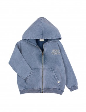 Sudadera capucha cremallera
