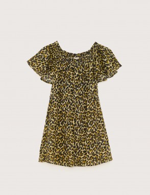 Han. Vestido leopardo