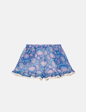 Vallaoid azul. Short flores