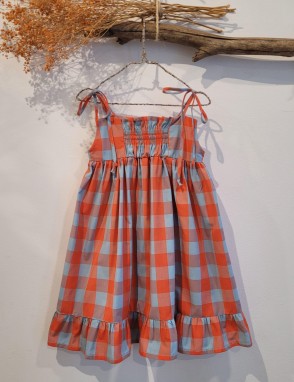 Vestido cuadro
