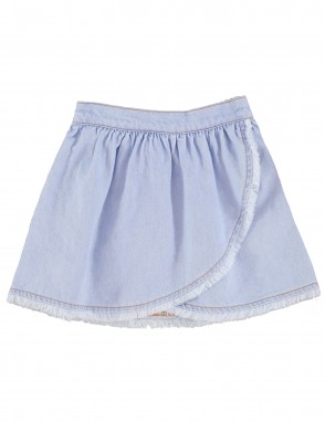 Mini vaquera flecos