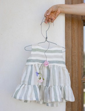 Calonge. Vestido rayita