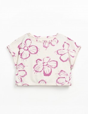 Camiseta flores