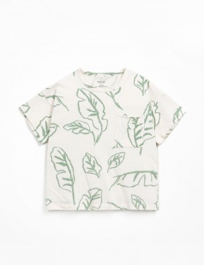 Camiseta hojas