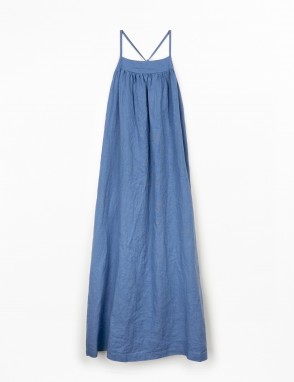 Vestido largo lino