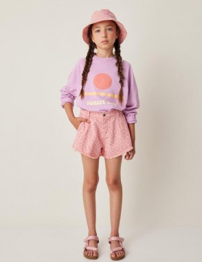 Short animal print
