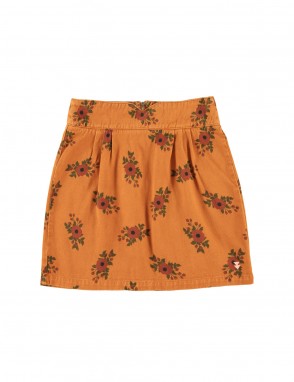Falda micro flores