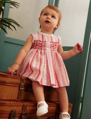 Vestido nidos rayita