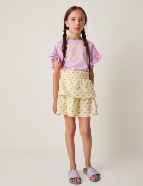 Falda flores