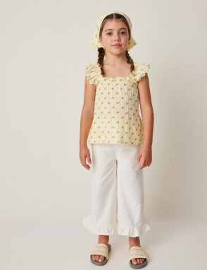 Pantalon volantes