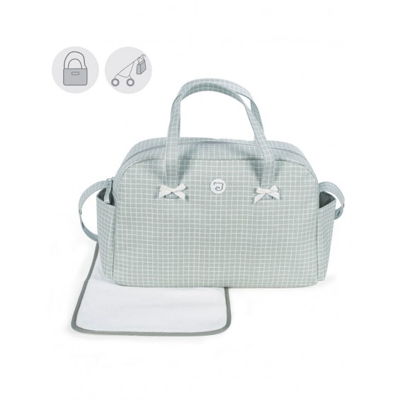 Bolsa canastilla miel gris